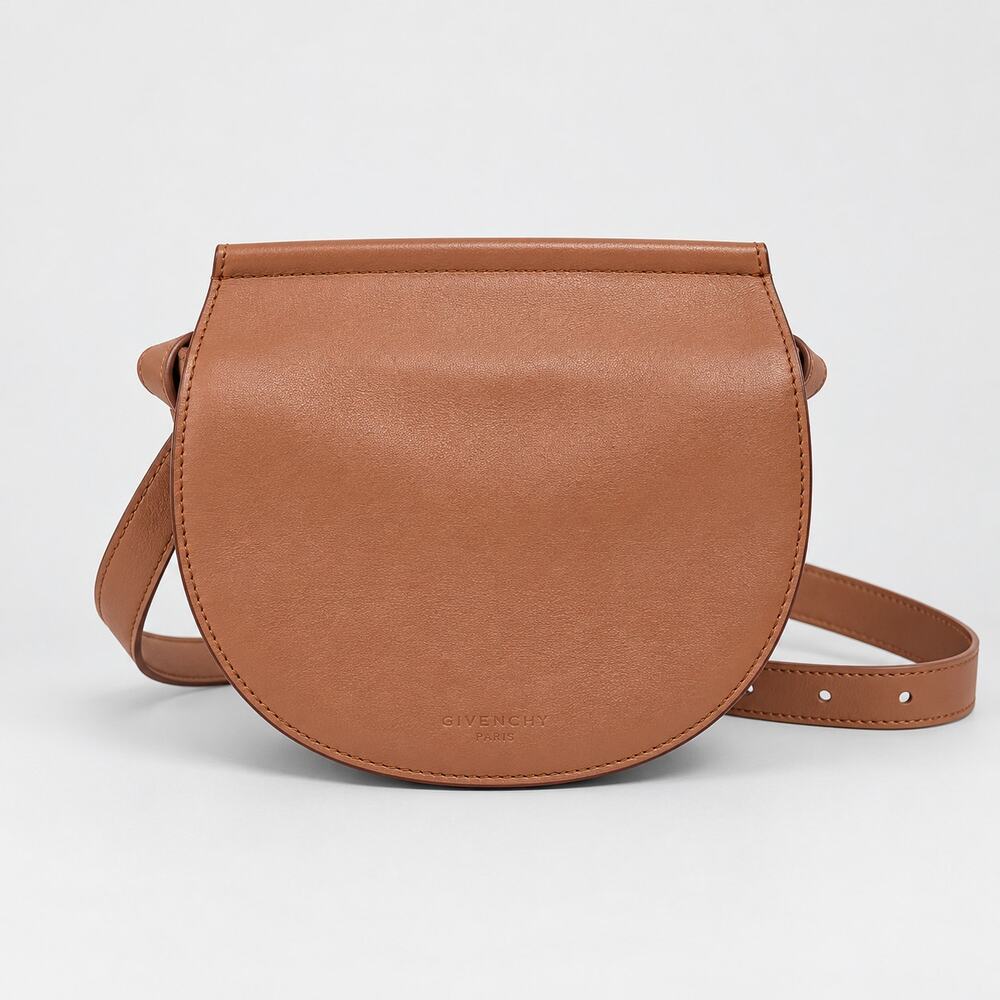 Givenchy Infinity Mini Saddle Cognac Leather Crossbody BB05470781